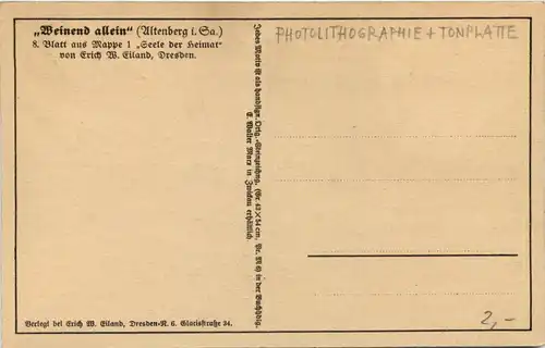 Altenberg in Sachsen - Weinend allein -655372