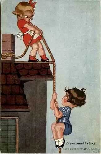 Kinder - Künstler AK Chicky Spark -655174