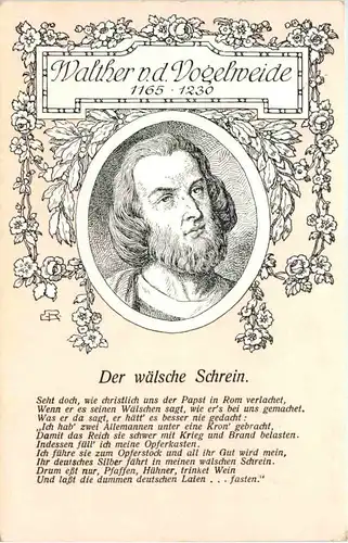 Walther von der Vogelweide - Der wälsche Schrein -655374