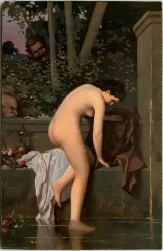 Erotik - Künstler AK Jean Jacques Henner -655494