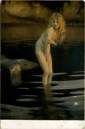 Erotik - Künstler AK -655508