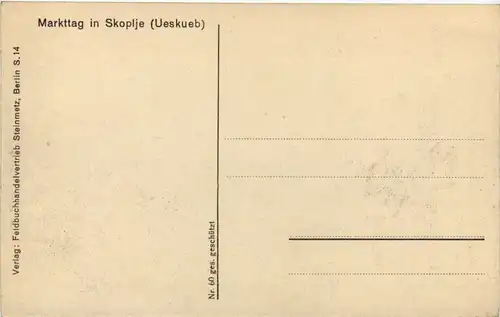 Markttag in Skoplje Ueskueb - Nordmazedonien -655616