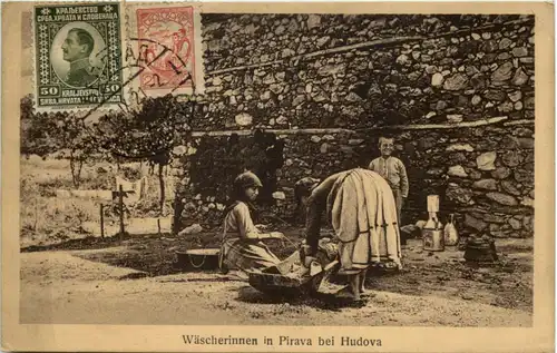 Wäscherinnen in Pirava bei Hudova -655598