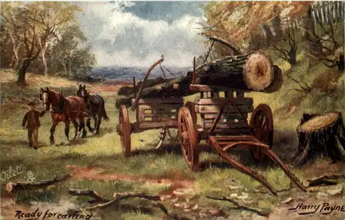 Künstler AK Harry Payne - Ready for carting -655652