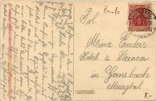 Süd Vogesen - Holzschlitter beim Aufstieg im Wormstal -655748