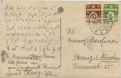 Model af Grundtvigskirken -655780