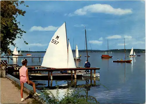 Der Ammersee, an einem Sommertag -534766