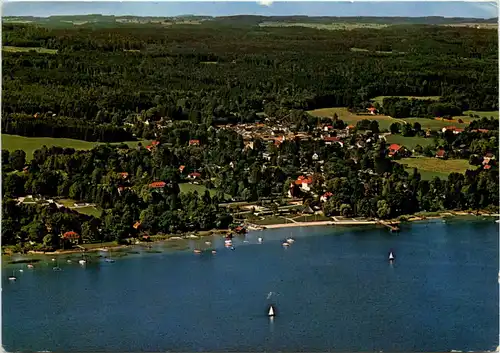 Der Ammersee, Riederau, mit dem Strandbad -534802