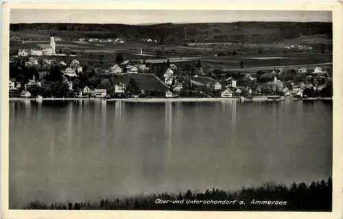 Der Ammersee, Ober- und Unter-Schondorf -535258