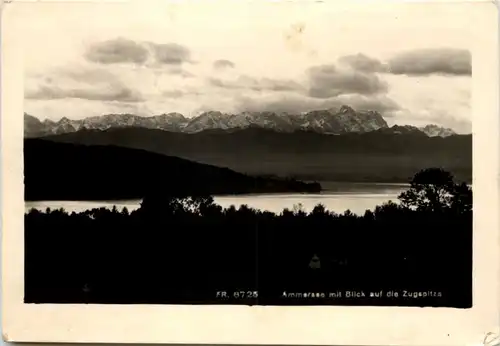 Am Ammersee, mit Blick auf die Zugspitze -535600