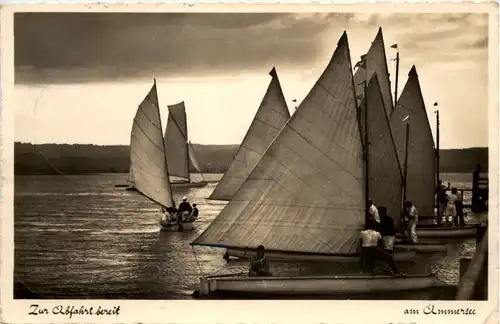 Am Ammersee, Zur Abfahrt bereit -535434