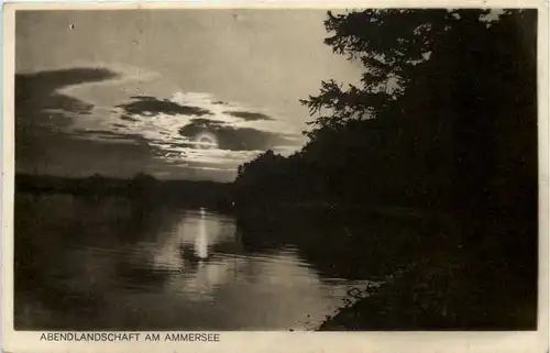 Am Ammersee, Abendlandschaft -535620