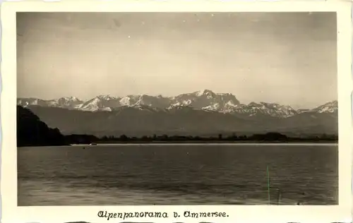 Am Ammersee, Alpenpanorama -535586