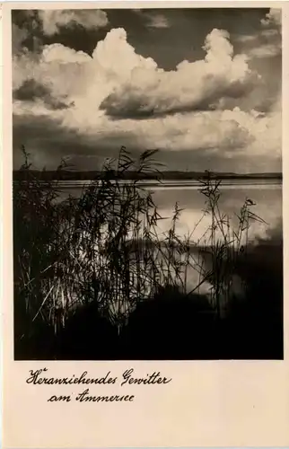 Am Ammersee, heranziehendes Gewitter -535632