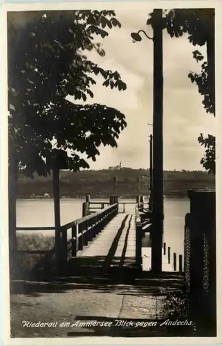 Am Ammersee, Diessen, Riederau. Blick gegen Andechs -536142