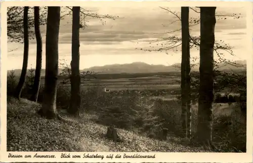 Am Ammersee, Diessen, Blick vom Schatzberg auf die Benediktenwand -535934