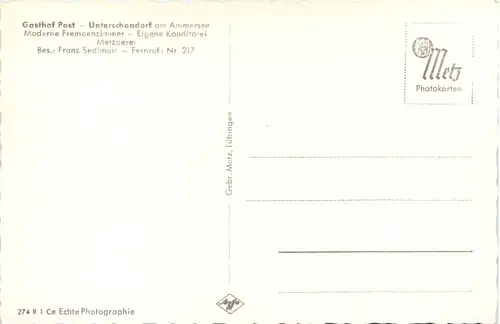 Am Ammersee, Schondorf, Gasthof Post -536432