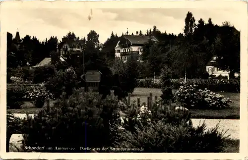 Am Ammersee, Schondorf, Partie an der Strandpromenade -536374