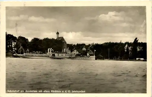 Am Ammersee, Schondorf, mit altem Kirchlein a.d. 12 JH -536438