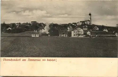 Ammersee, Ober-Schondorf, mit Bahnhof -536824