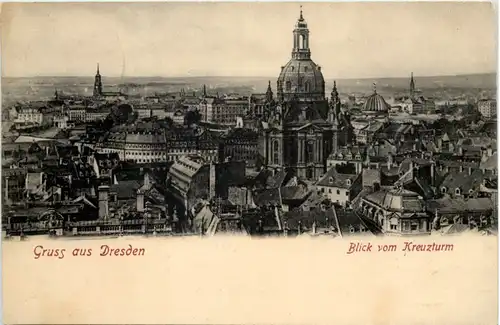 Dresden, Blick vom Kreuzturm -536986