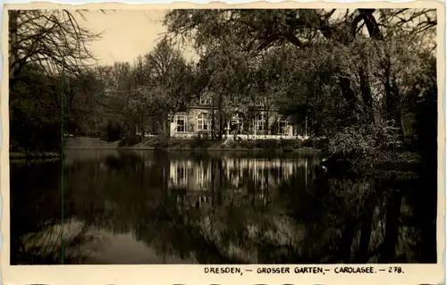 Dresden, Kgl. Grosser Garten, Carolasee -537166