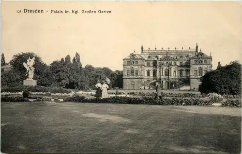 Dresden, Kgl. grosser Garten, Palais -537082