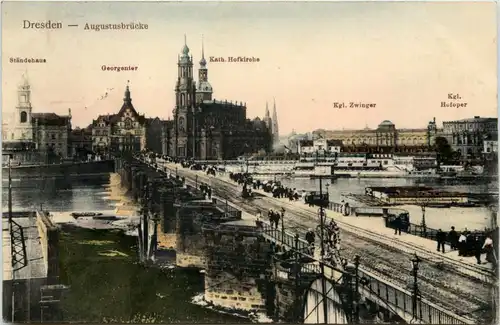Dresden, Augustusbrücke -537144