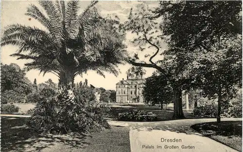 Dresden, Kgl. grosser Garten, Palais -537076