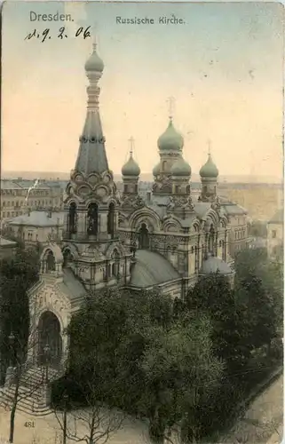Dresden, Russische Kirche -536994