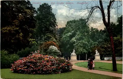 Dresden, Kgl. Grosser Garten, Hauptallee -537176