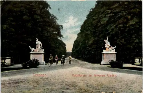 Dresden, Kgl. Grosser Garten, Haupt-Allee -537196