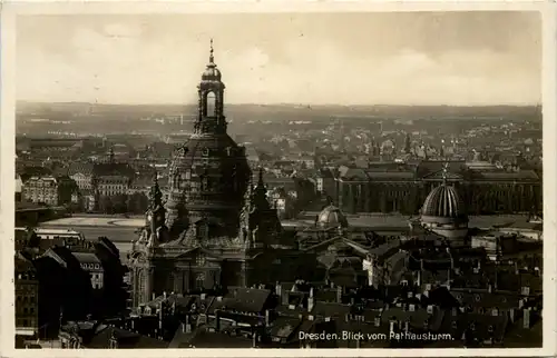 Dresden, Blick vom Rathausturm -537228