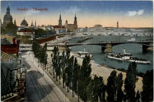 Dresden, Elbansicht -537152