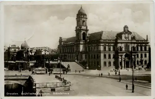 Dresden, Brühlsche Terrasse, Ständehaus -537292