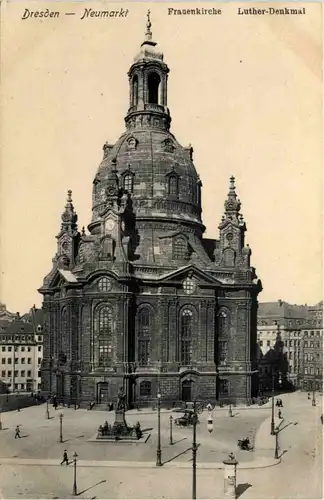 Dresden, Neumarkt, Frauenkirche, Luther-Denkmal -537326