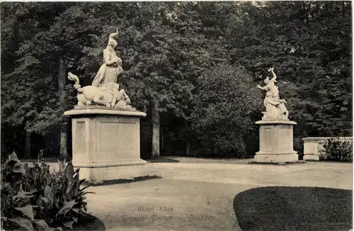 Dresden, Kgl. Grosser Garten, Haupt-Allee -537192