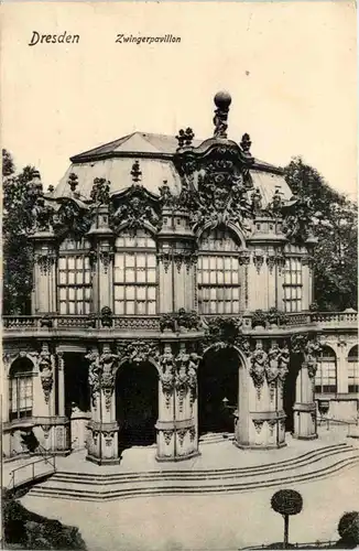 Dresden, Zwinger, Wallpavillon -537594