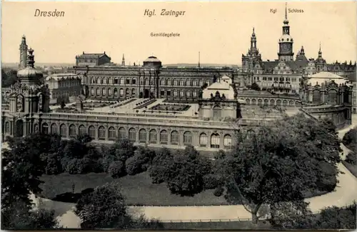 Dresden, Kgl. Zwinger und andere Bauten -537430