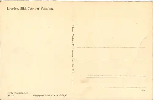 Dresden, Blick über den Postplatz -537804