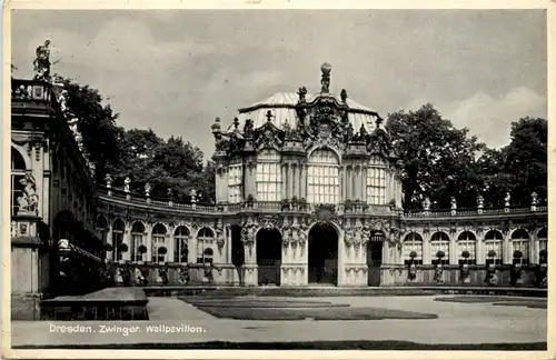 Dresden, Zwinger, Wallpavillon -537592