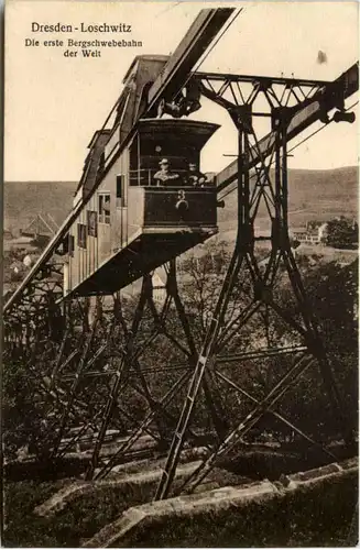 Dresden, -Loschwitz, die erste Bergschwebebahn der Welt -537698