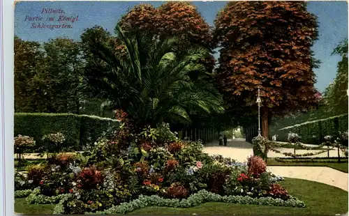 Dresden, -Pillnitz, Partie im kgl. Schlossgarten -537692