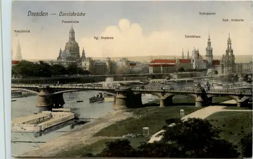 Dresden, div. Sehenswürdigkeiten, Carolabrücke -537774