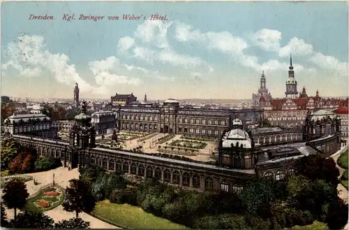 Dresden, Kgl. Zwinger von Webers Hotel -537620
