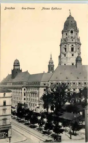 Dresden, Neues Rathaus, Ring-Strasse -537802