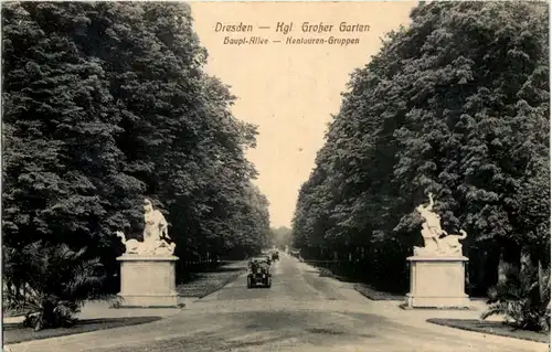 Dresden, Kgl. Grosser Garten, Haupt-Allee -537958