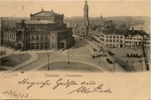 Dresden, Theaterplatz -537922