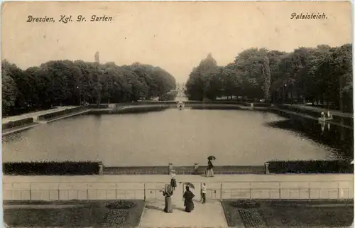 Dresden, Kgl. Grosser Garten, Palaisteich -537982