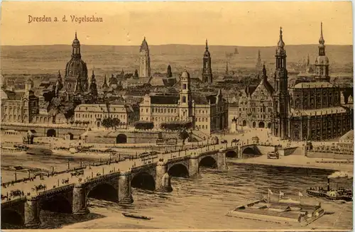 Dresden, a.d. Vogelschau -538038